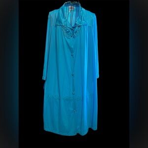 Vanity Fair Turquoise, Nylon Robe